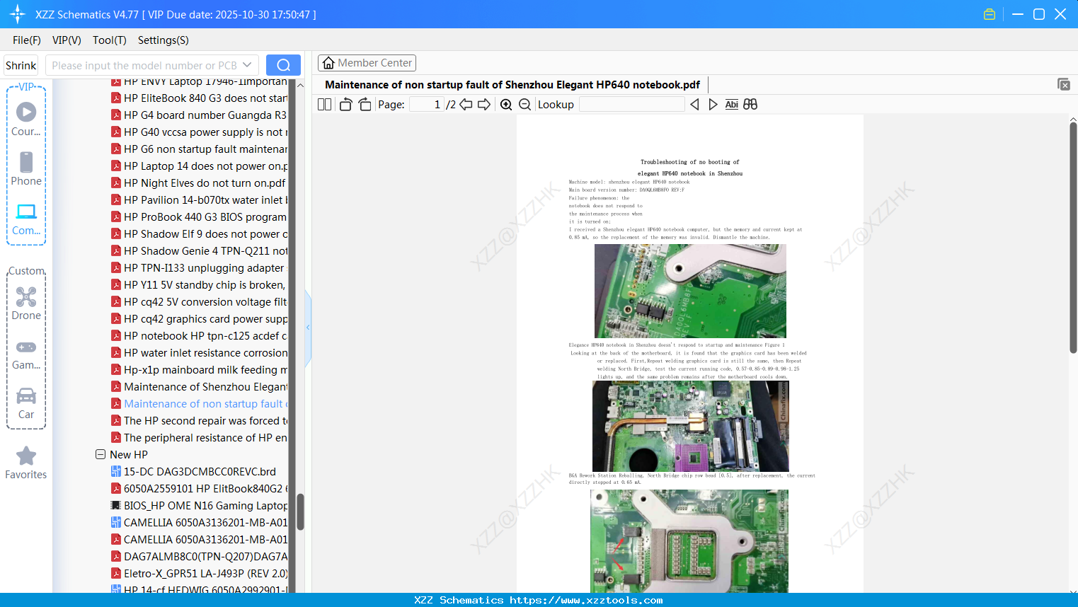 Laptop Maintenance Of Non Startup Fault Of Shenzhou Elegant HP640 Notebook